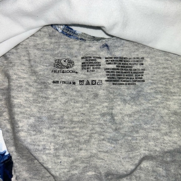 Bundle of two Girls Bra Floral size 36  one Solid Brown Crop Top Size L  New. - Picture 3 of 7